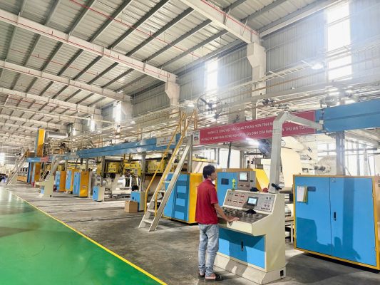 Nhà máy sản xuất thùng carton tại VSIP 1 Nghệ An